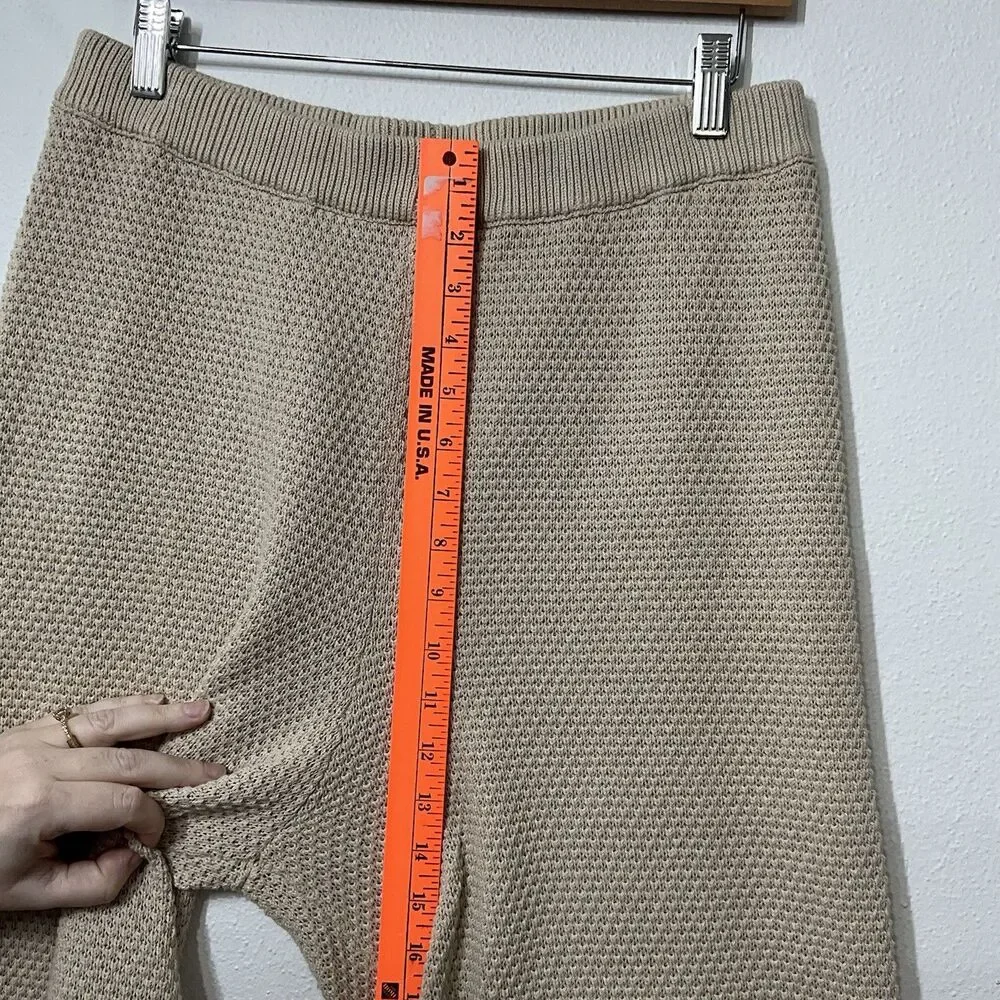 Free People Beach Women’s Hailee Wide Leg Sweater Pant Set In Au Lait Medium